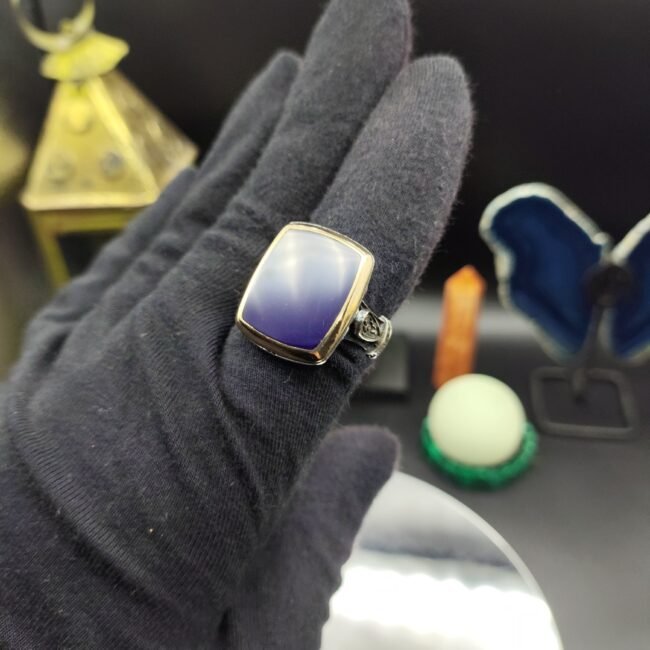 Erkek Lacivert Oniks Taşlı 925 Ayar Gümüş Yüzük – El İşçiliği, 13 Gram Özel Tasarım